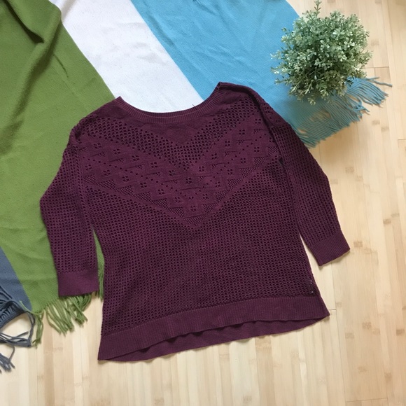 Adorable Mesh Knit Sweater from AE - Picture 1 of 4